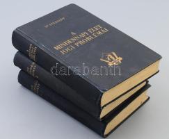 dr. Stiassny József: Jogi és gazdasági kézikönyv I.-II.. Bp., é.n. Székely nyomda. Aranyozott egészv...