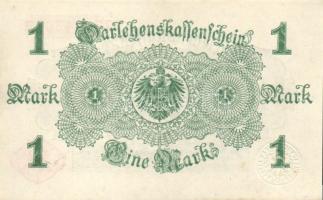 Német Birodalom/Császárság 1914. 1M (17x) piros pecséttel T:I