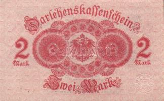 Német Birodalom/Császárság 1914. 2M (6x) piros pecséttel T:I