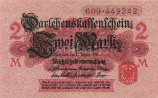 Német Birodalom/Császárság 1914. 2M (6x) piros pecséttel T:I