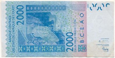Nyugat-Afrikai Államok / Mali 2003. 2000Fr "04479122758 D" T:F szép papír
West African St...