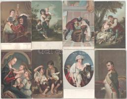 Stengel, 39 jó állapotú festmény lap