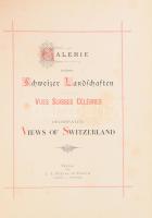 Galerie berühmter Scheizer Landschaften. Vues Suisses Célébres. Celebrated Views of Schwitzerland. Z...