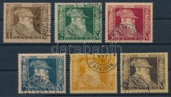 Ónémet állam - Bajorország 1911 Mi 86-91 I szép minőség! (Mi EUR 340.-)