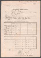 1944 Bp., menekült igazolvány