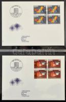 Svájc kb 50 db FDC Nemzetközi szervezetek, automata bélyegek stb. A/4 méretű levélberakóban