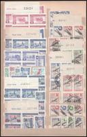 Spanyol postai jótékonysági bélyegek, távírda stb. 1-200 db, berakó lapokon