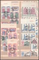 Spanyol postai jótékonysági bélyegek, távírda stb. 1-200 db, berakó lapokon