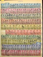 NSZK 1949-1971 sok példányos előrendező jobb értékekkel, 32 lapos A/4 berakóban