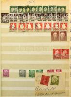 NSZK 1949-1971 sok példányos előrendező jobb értékekkel, 32 lapos A/4 berakóban