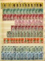 NSZK 1949-1971 sok példányos előrendező jobb értékekkel, 32 lapos A/4 berakóban