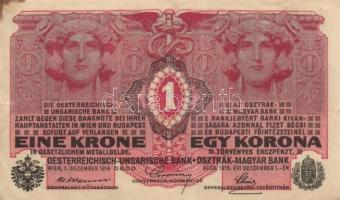 1916. 1K ovális "Tuzla..." bélyegzővel (2x) T:II,II/III