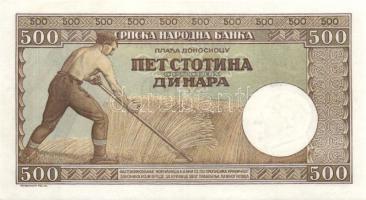 Szerbia/német megszállás 1942. 500D + Jugoszlávia 1963-65. 10D, 1000D T:I