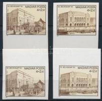 1983 2 db Bélyegnap ívszéli vágott sor (betapadásnyomok / gum disturbances)