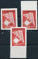 1984 3 db Energiatakarékosság vágott bélyeg