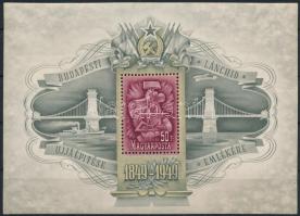 1949 Lánchíd III. blokk (110.000) (apró ráncok / minor creases)