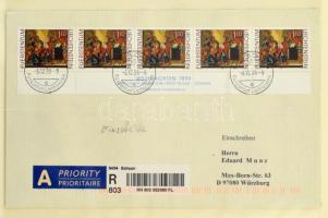 Liechtenstein 1960-1995 gyakorlatilag teljes gyűjtemény, hozzá néhány dekoratív modern FDC és levél,...