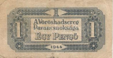 1944. "V.H." 1P (1x), 5P (2x), 10P (3x) egymásutáni sorszámmal T:II+,III