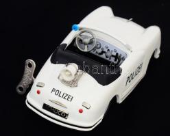 Schuco Examico Polizei modell autó, kulccsal,leírással, dobozában