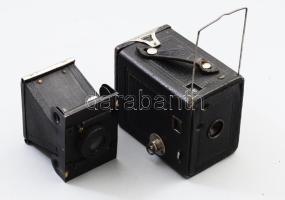 Contessa-Nettel: Costa Box (4x6.5) box kamera. Jelzett, működik, nagyon ritka! / Contessa-Nettel: Costa Box (4x6.5) box camera, needs some mending Very rare!