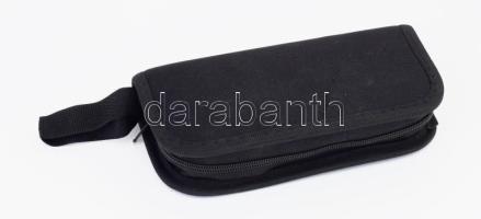 Sokdarabos órás készlet, tartójában