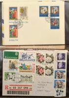 Svédország 101 db-os levél / FDC gyűjtemény, 100 férőhelyes levél berakóban