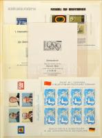 NSZK, Berlin, NDK szép blokk tétel jobbakkal, 22 lapos blokkberakóban, rugós borítóval