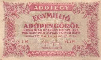 1946. 10.000AP (3x), 500.000AP (3x), 1000.000AP (3x), 10.000.000AP (1x) T:II,III