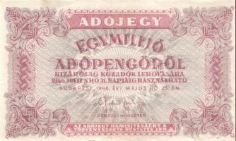 1946. 10.000AP (3x), 500.000AP (3x), 1000.000AP (3x), 10.000.000AP (1x) T:II,III