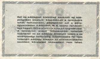 1946. 10.000AP (3x), 500.000AP (3x), 1000.000AP (3x), 10.000.000AP (1x) T:II,III