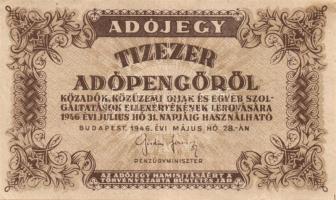 1946. 10.000AP (3x), 500.000AP (3x), 1000.000AP (3x), 10.000.000AP (1x) T:II,III