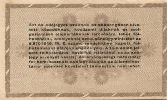 1946. 10.000AP (3x), 500.000AP (3x), 1000.000AP (3x), 10.000.000AP (1x) T:II,III