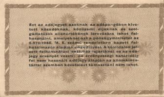 1946. 10.000AP (3x), 500.000AP (3x), 1000.000AP (3x), 10.000.000AP (1x) T:II,III