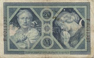 Német Birodalom/Császárság 1906-1917. 7db klf bankjegy T:II,III