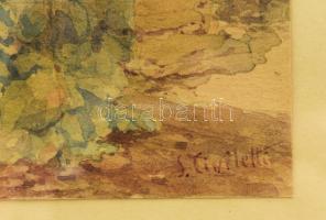 Salvatore Civiletti, működött a XIX. sz. második felében, XX. sz. első felében: Arab városrészlet em...