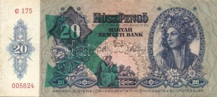 1930-1941. 10P (1x), 20P (2x), 50P (3x), 100P (2x) mindegyiken zöld nyilaskeresztes vagy nyilaskeres...