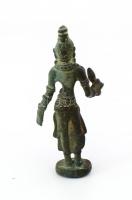 Amulett szobor. cca XV.-XVIII. sz., Wat Ratchaburana templom, Ajutthaja, ma Thaiföld. Bronz, m: 7 cm