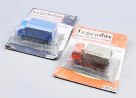 2 darab Legendás teherautók modell, Csepel D 452, IFA W50 L, bontatlan