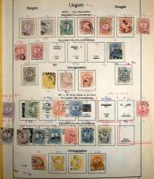 Hagyaték 3 hullámkarton ládában: 2 generációs gyűjtésből származó postatiszta ÉS bélyegzett magyar g...