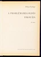 Pólya György: A problémamegoldás iskolája I-II. Bp., 1967. Tankönyvkiadó. 219 + 200p. Kiadói műbőr k...