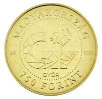 2021. 750Ft "Győr 750" Cu-Ni-Zn kapszulában T:BU