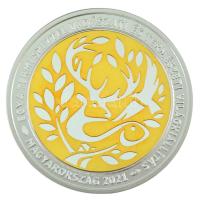 2021. 15.000Ft aranyozott Ag "Egy a Természettel Vadászati és Természeti Kiállítás" kapszu...