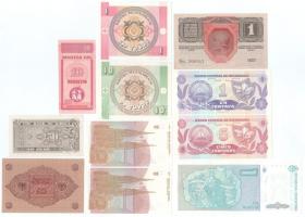 Vegyes 11db-os külföldi bankjegy tétel, közte Korea 1962. 50j T:AU,XF
Mixed 11pcs banknotes lot, in...