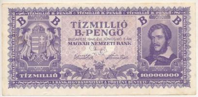 1946. 10.000.000BP T:F szép papír Adamo P38, Krause P#135