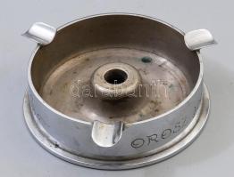 1941 Orosz harctéri emlék feliratos töltényhüvelyből készült hamuzó, d: 13 cm