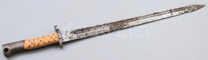 Régi szurony, h: 51 cm