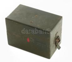 Katonai műszerdoboz, 18x10x12 cm