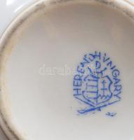 Herendi eton mintás kakaós csésze, eper fogóval, jelzett, hibátlan, m: 10 cm