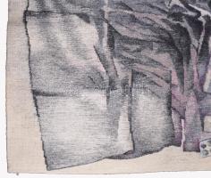 Polgár Rózsa (1936 Szombathely - Budapest 2014): Fájdalom. 74x71 cm. Készült: 1985, Genf. Haute-liss...