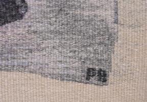 Polgár Rózsa (1936 Szombathely - Budapest 2014): Fájdalom. 74x71 cm. Készült: 1985, Genf. Haute-liss...